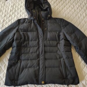 Lands' End Women's Black Puffer Jacket